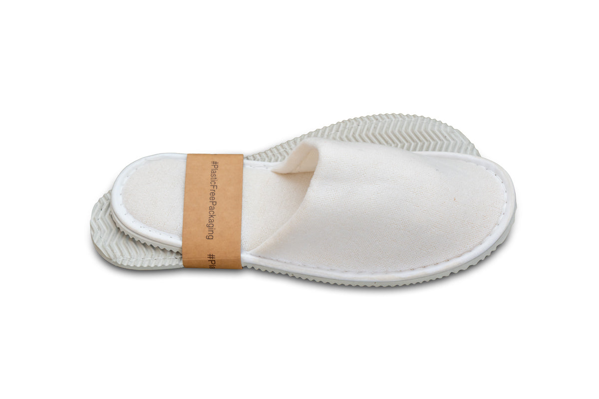 CIABATTINA CHIUSA PER HOTEL / SPA CON GOMMA ANTISCIVOLO 4 MM