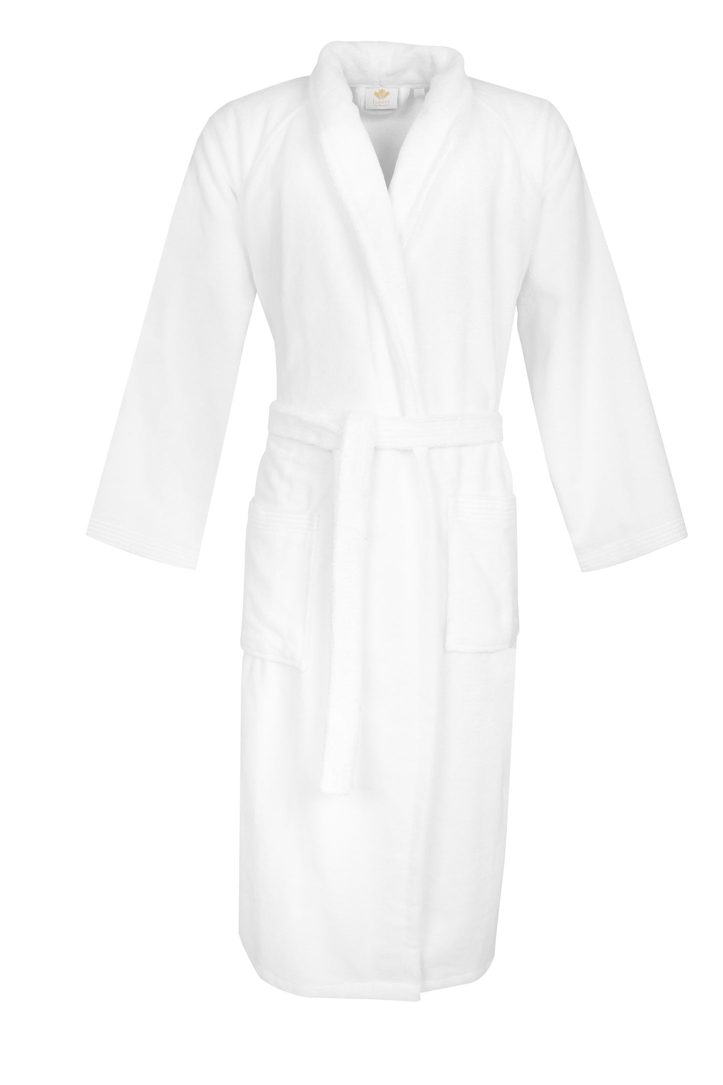 Albornoz unisex de terciopelo premium gr. 350 - Chal